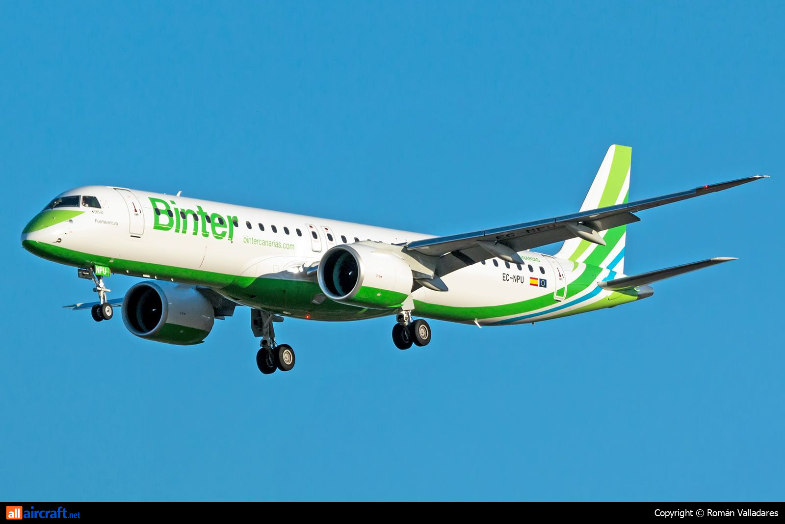 EC-NPU · Embraer 190-400STD · (LPA / GCLP)