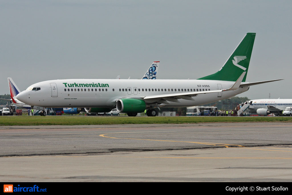 EZ-A005 · Boeing 737-82K(WL) · (DME / UUDD)