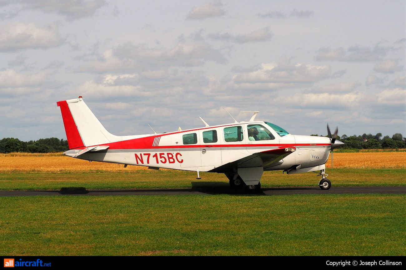 N715BC · Beechcraft A36 Bonanza · (EGCV)