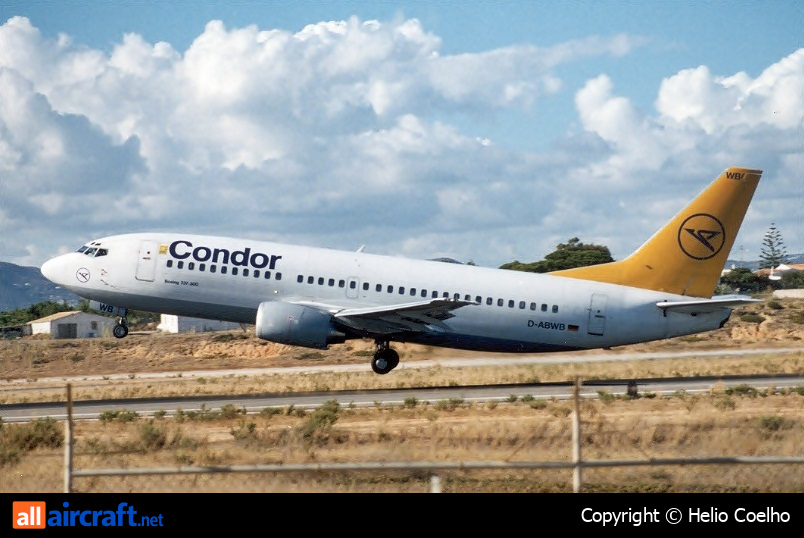 D-ABWB · Boeing 737-330 · (FAO / LPFR)