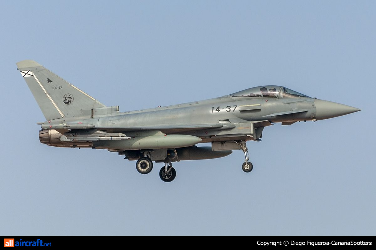 C.16-37 · Eurofighter EF-2000 Typhoon S · (LPA / GCLP)