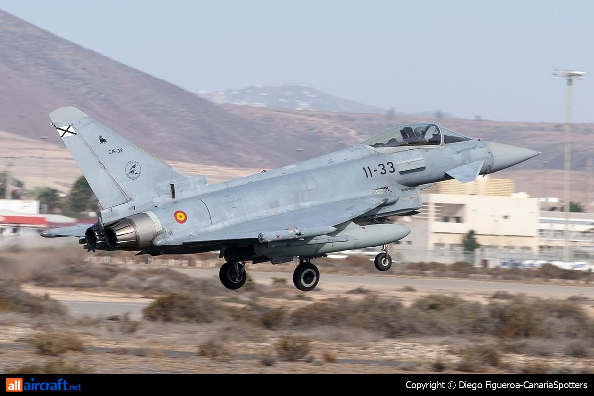 C.16-33 · Eurofighter EF-2000 Typhoon S · (LPA / GCLP)