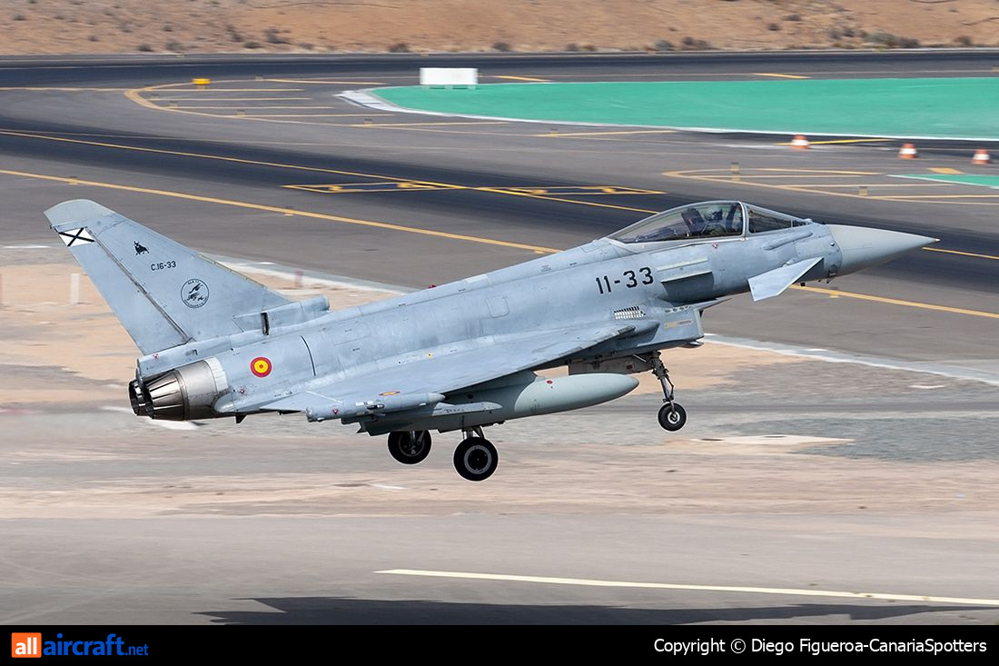 C.16-33 · Eurofighter EF-2000 Typhoon S · (LPA / GCLP)