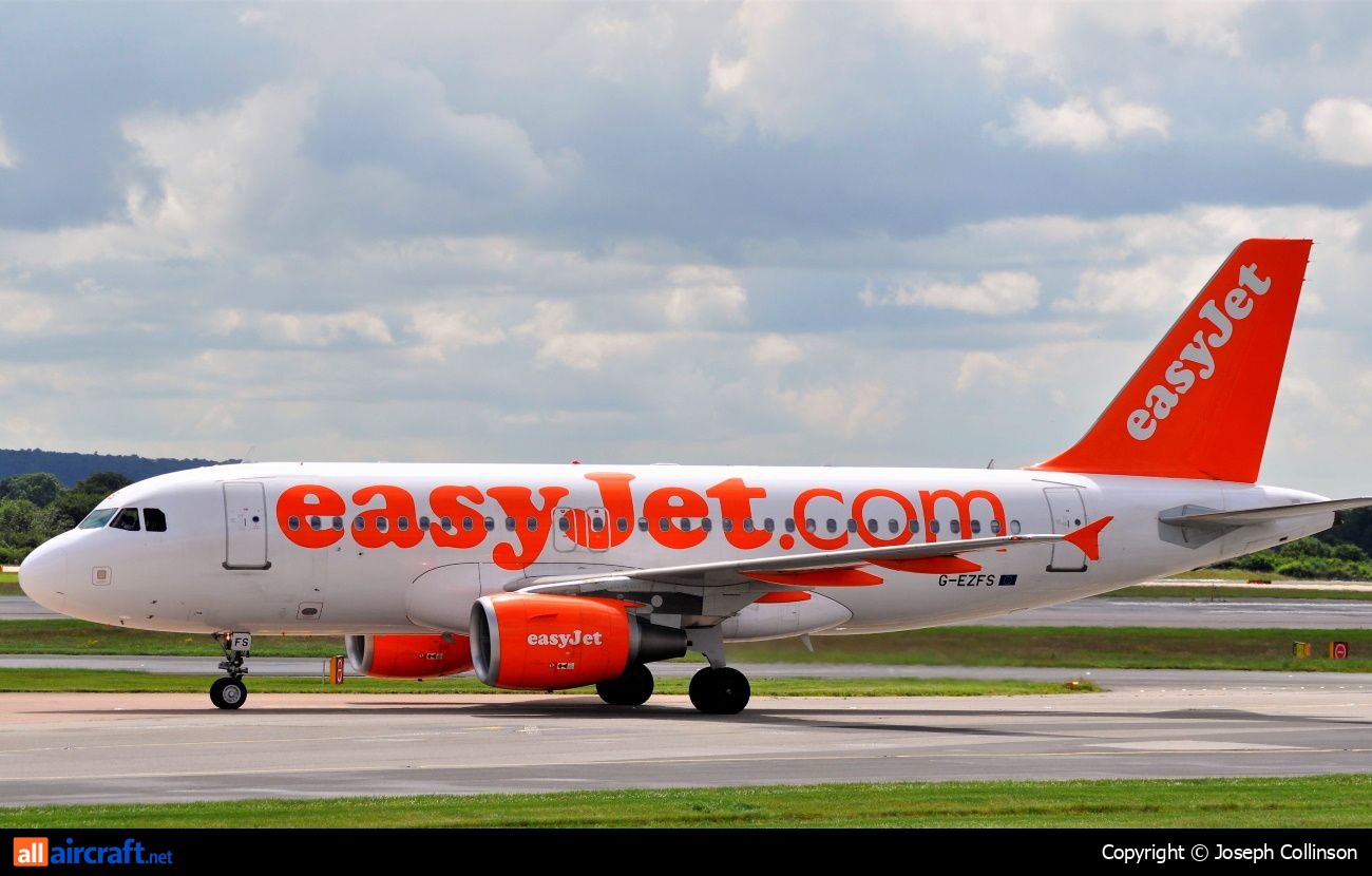 G-EZFS · Airbus A319-111 · (MAN / EGCC)
