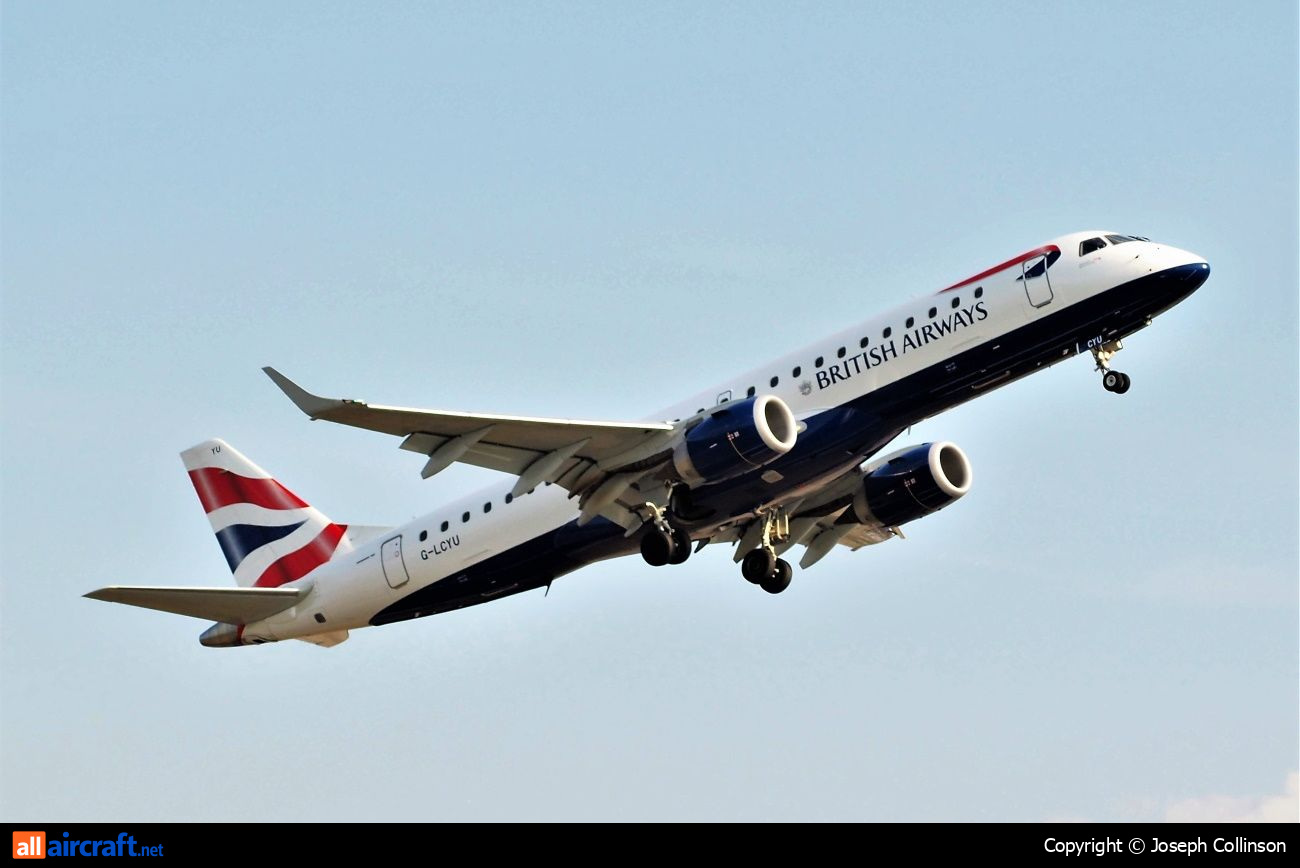 G-LCYU · Embraer 190-100SR · (LCY / EGLC)