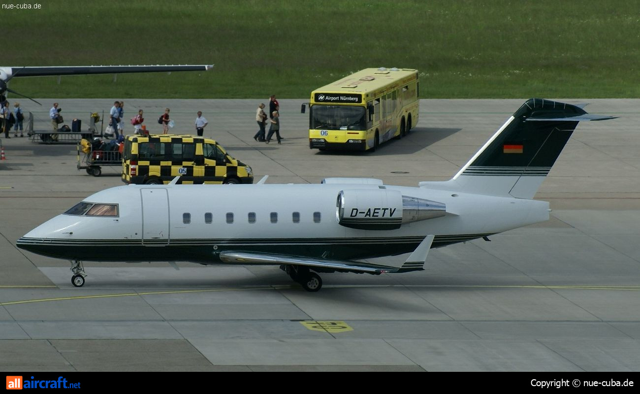 D-AETV · Bombardier CL-600-2B16 Challenger 604 · (NUE / EDDN)