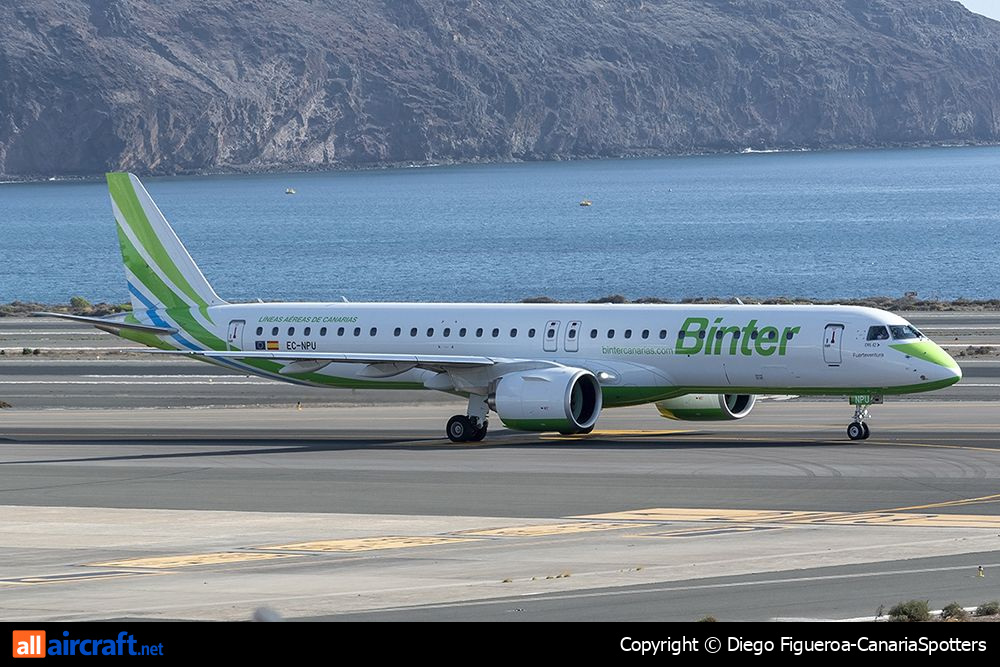 EC-NPU · Embraer 190-400STD · (LPA / GCLP)