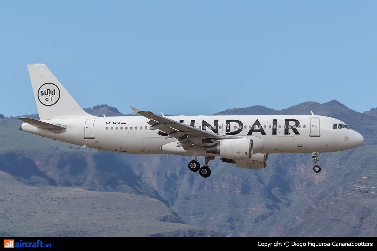 9A-SHO · Airbus A320-214 · (LPA / GCLP)