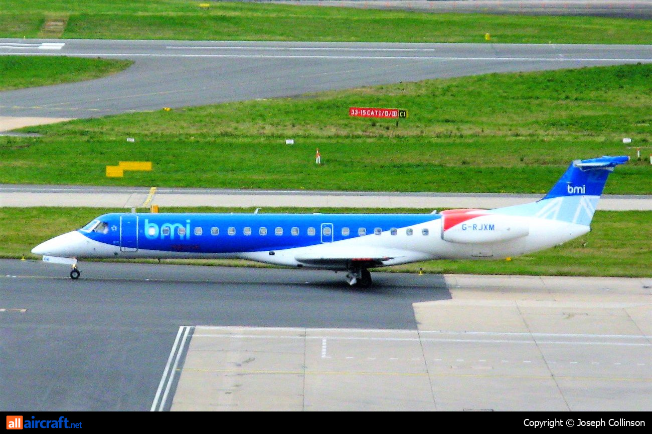 G-RJXM · Embraer ERJ-145MP · (BHX / EGBB)