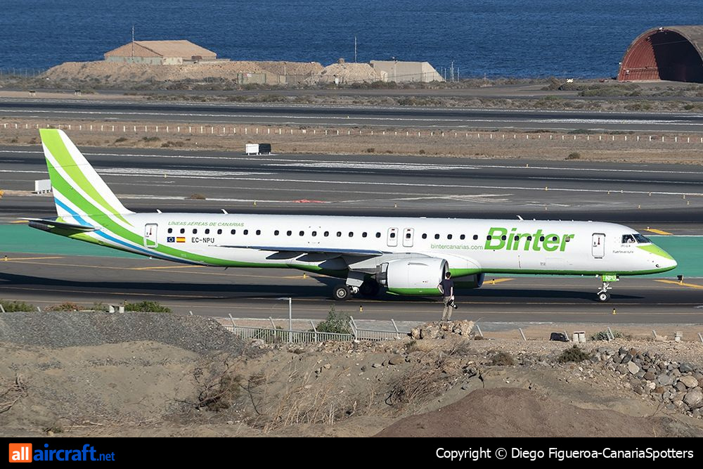 EC-NPU · Embraer 190-400STD · (LPA / GCLP)