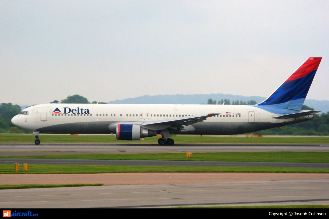 N1603 · Boeing 767-332/ER · (MAN / EGCC)