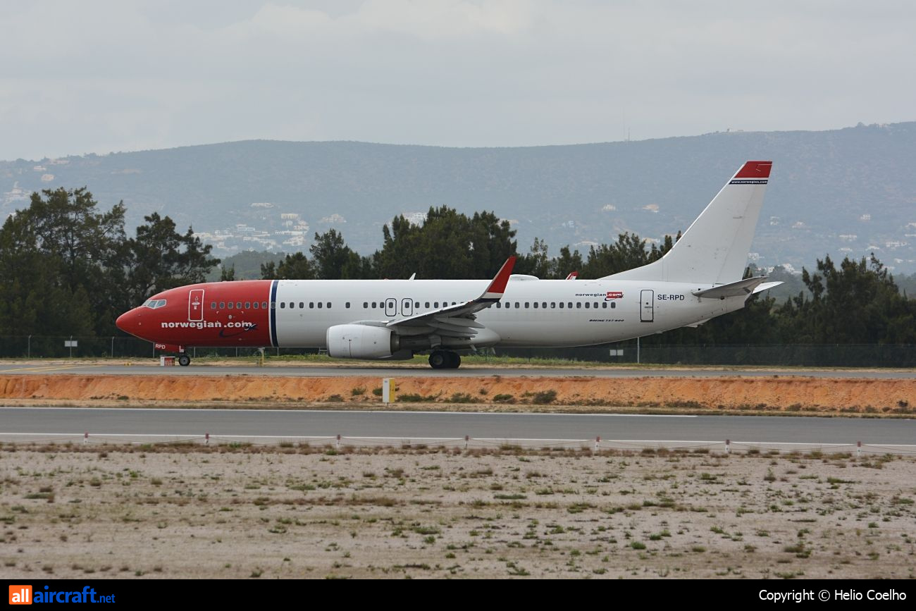 SE-RPD · Boeing 737-8JP(WL) · FAO / LPFR