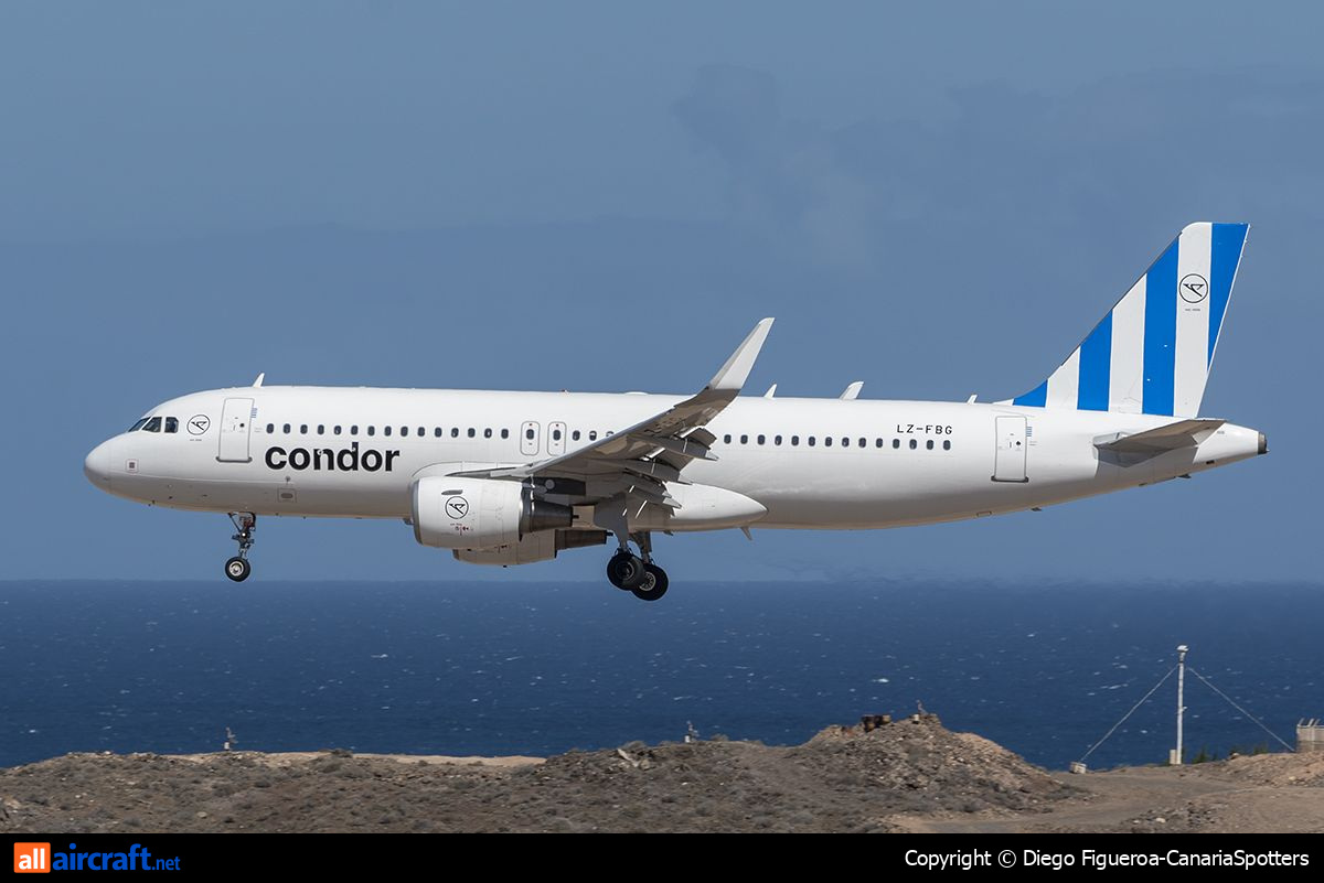 LZ-FBG · Airbus A320-214(WL) · (LPA / GCLP)