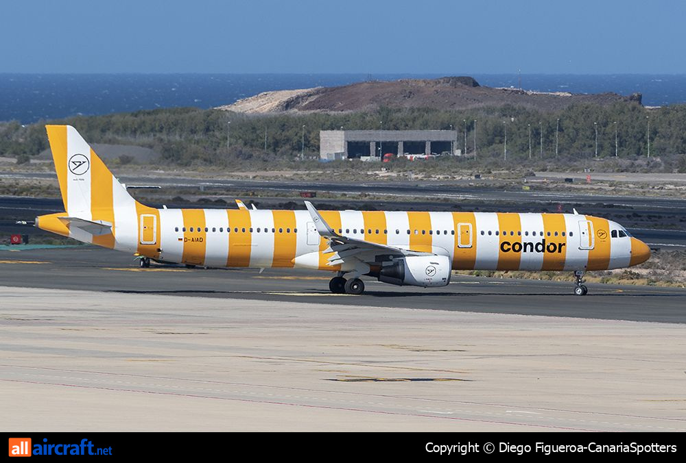 D-AIAD · Airbus A321-211(WL) · (LPA / GCLP)