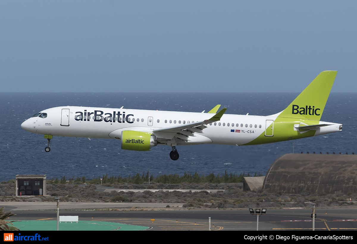YL-CSA · Bombardier CSeries CS300 · (LPA / GCLP)