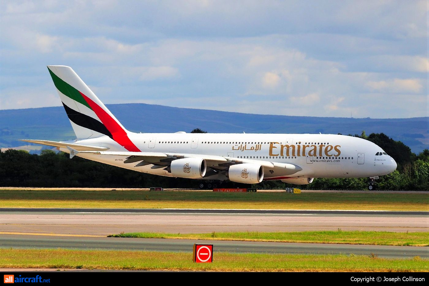 A6-EOB · Airbus A380-861 · (MAN / EGCC)