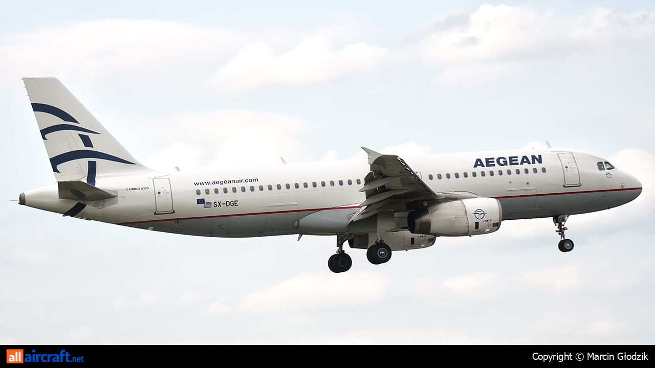 SX-DGE · Airbus A320-232 · (WAW / EPWA)