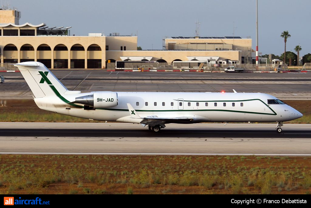 9H-JAD · Bombardier CL-600-2B19 Challenger 850 · (MLA / LMML)