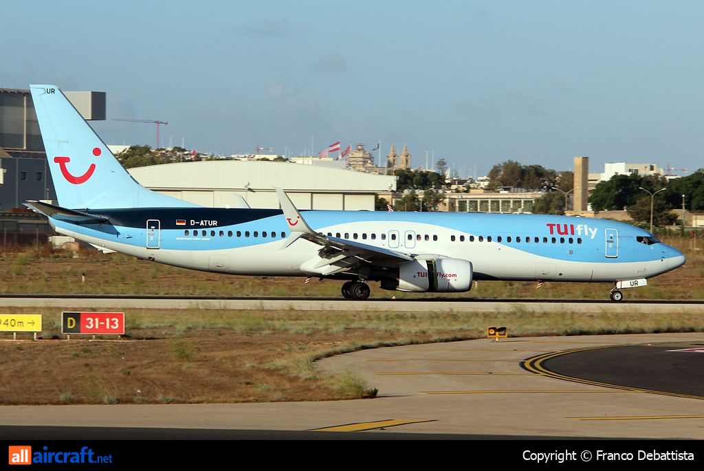 D-ATUR · Boeing 737-8K5(WL) · (MLA / LMML)