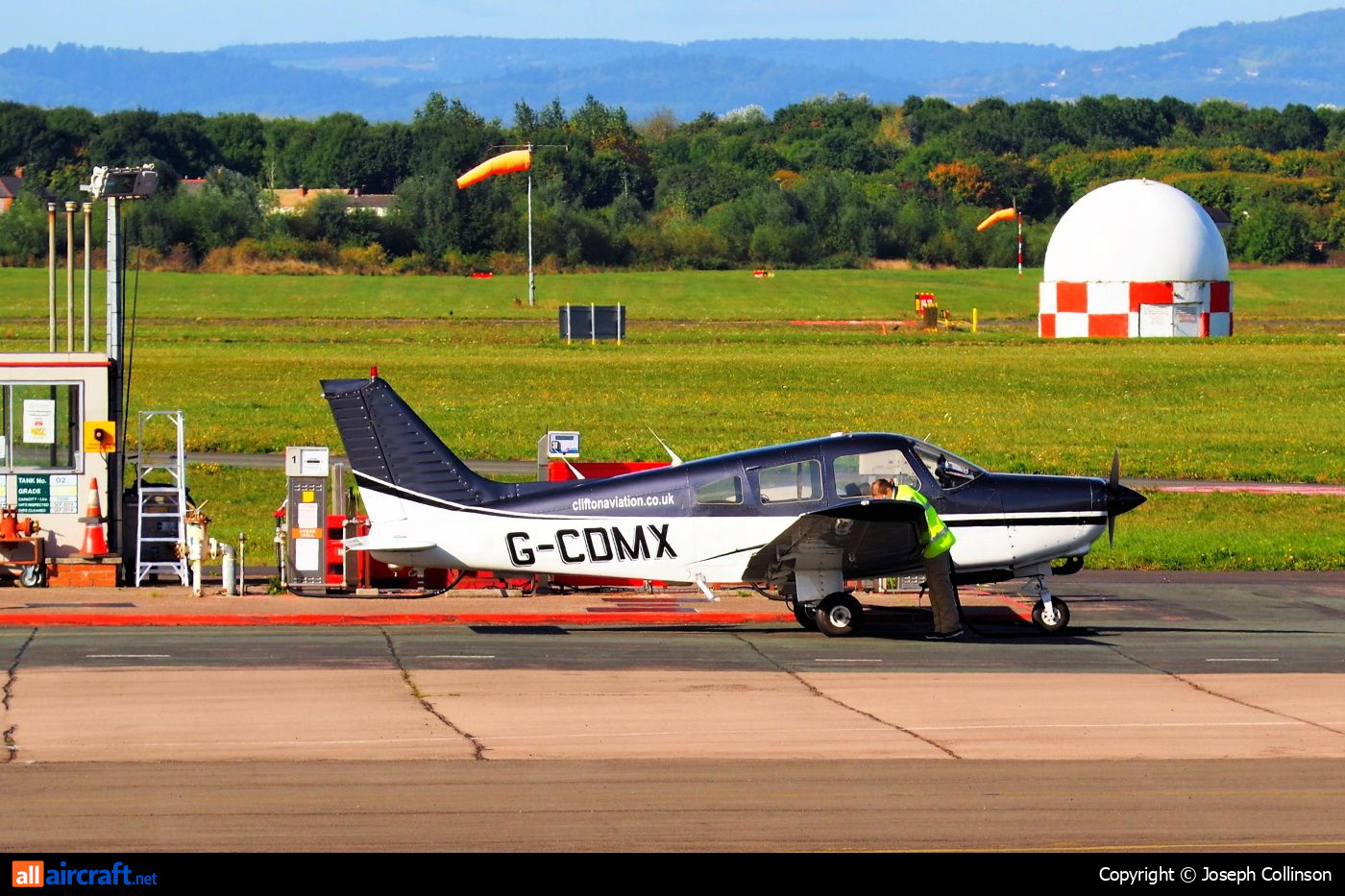 G-CDMX · Piper PA-28-161 Cherokee Warrior II · (GLO / EGBJ)