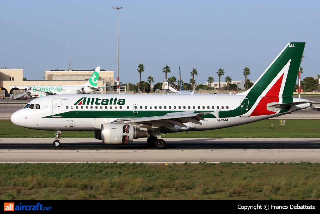 I-BIMA · Airbus A319-112 · (MLA / LMML)