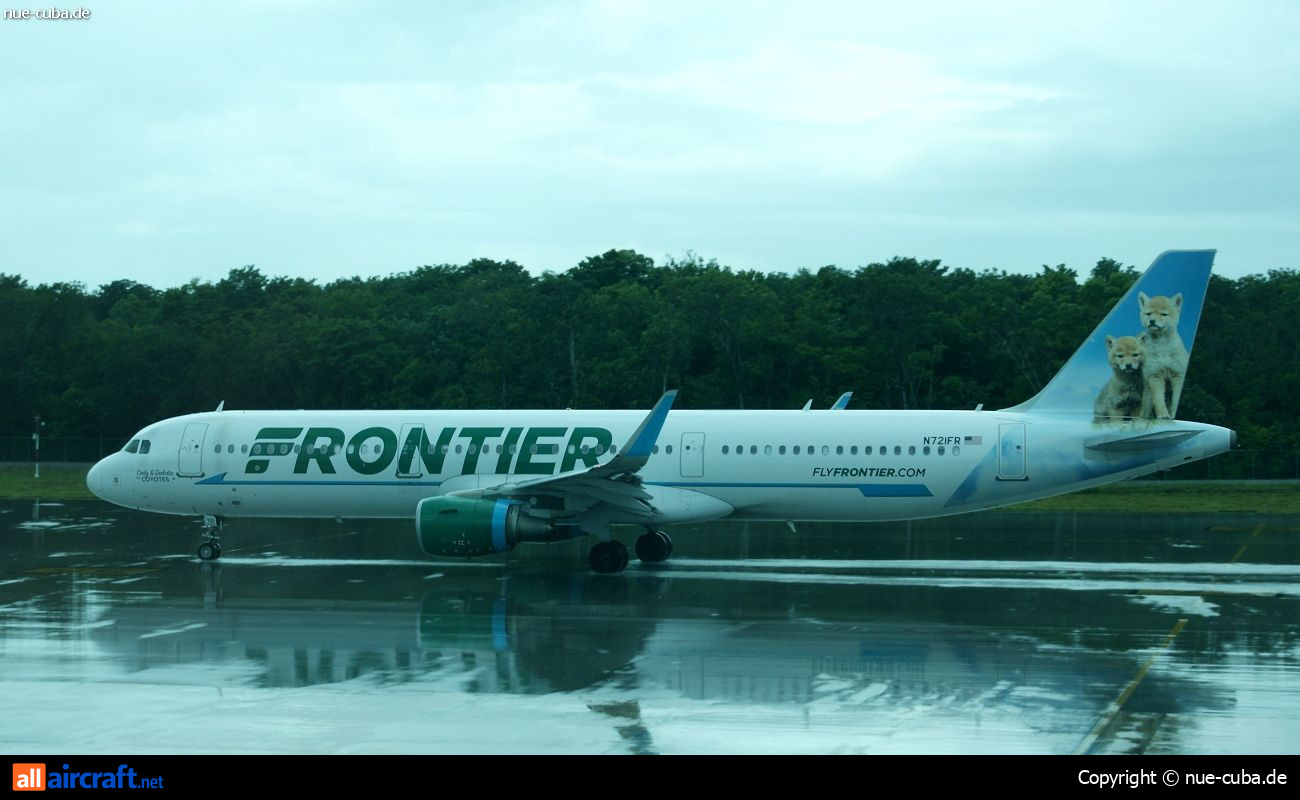 N721FR · Airbus A321-211(WL) · (CUN / MMUN)