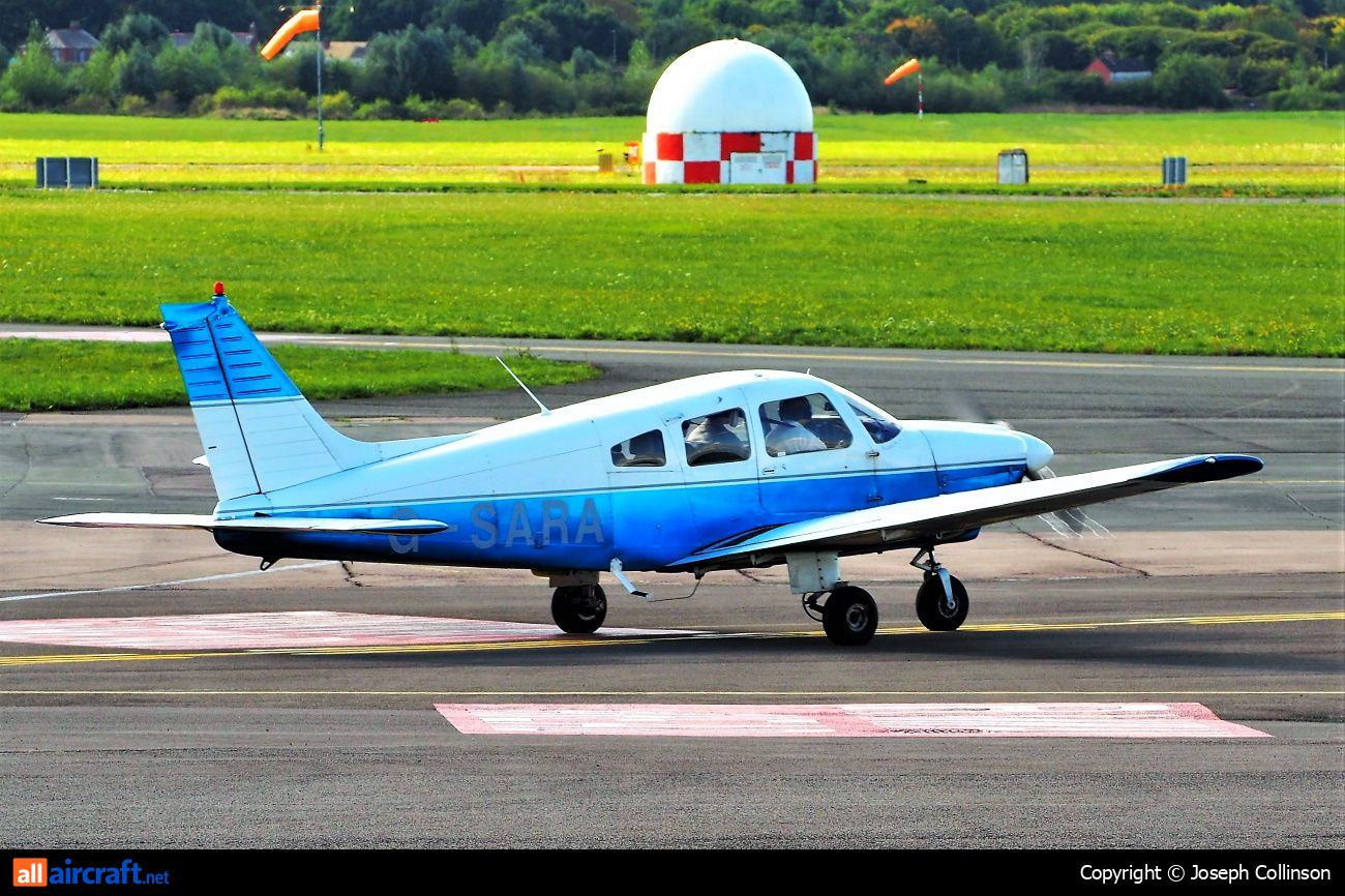 G-SARA · Piper PA-28-181 Cherokee Archer II · (GLO / EGBJ)