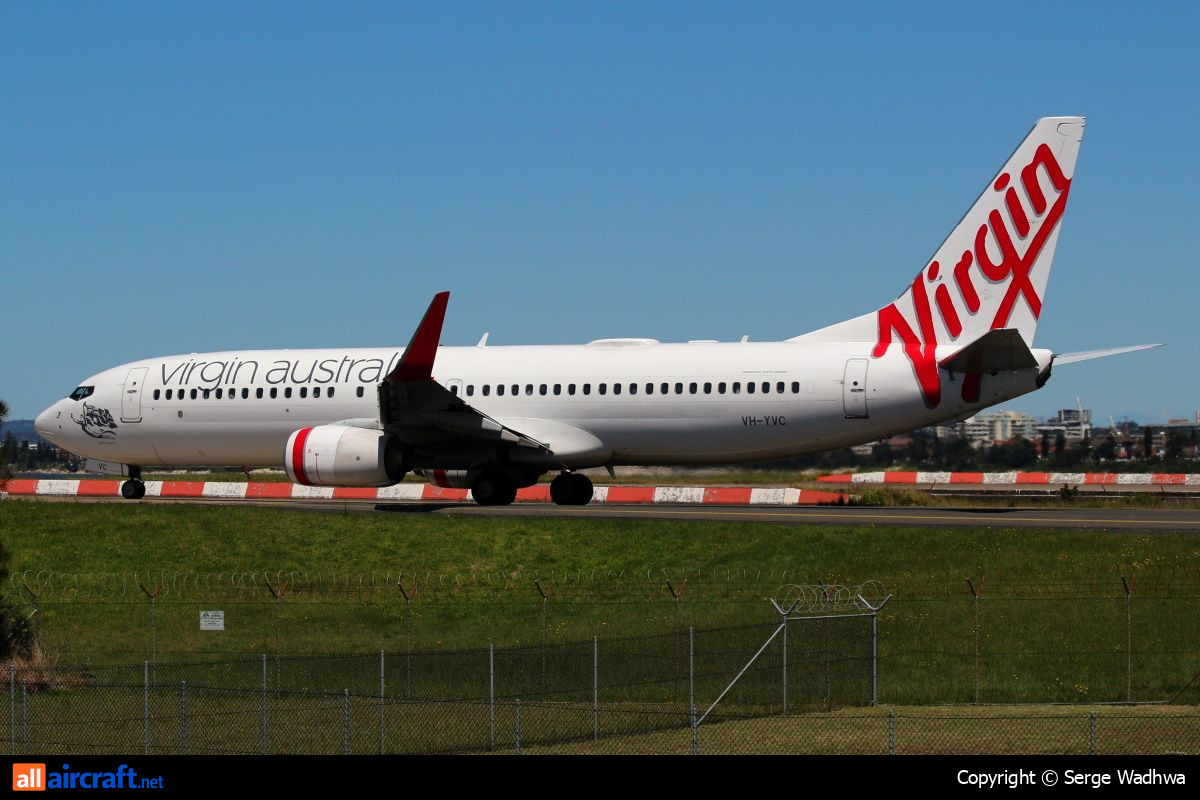 VH-YVC · Boeing 737-8FE(WL) · (SYD / YSSY)
