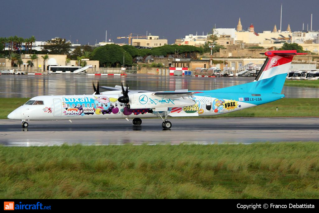 LX-LQA · Bombardier Dash 8-Q402 · (MLA / LMML)