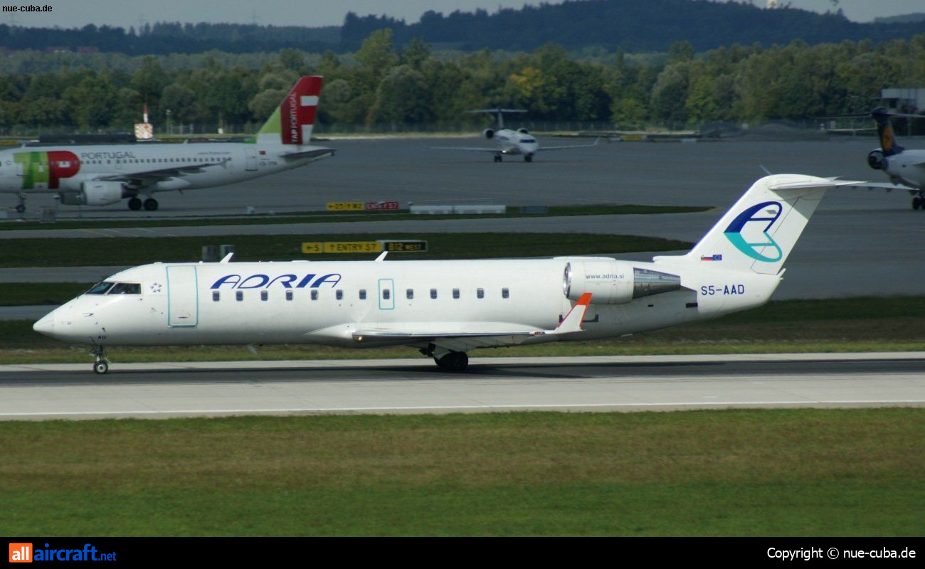 S5-AAD · Bombardier CRJ-200LR · (MUC / EDDM)