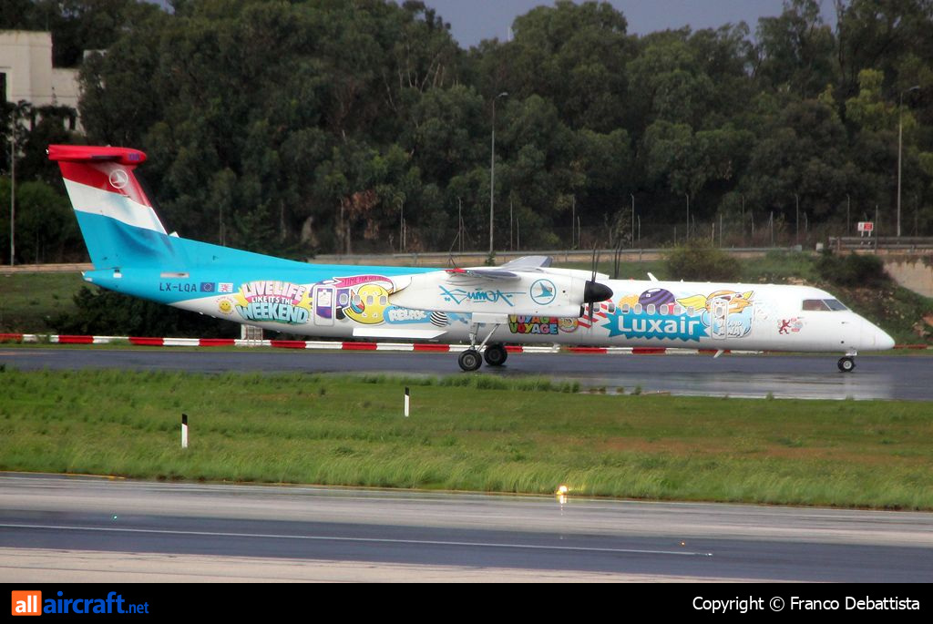 LX-LQA · Bombardier Dash 8-Q402 · (MLA / LMML)