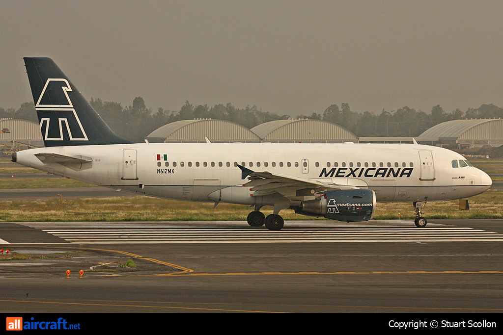 N612MX · Airbus A319-112 · (MEX / MMMX)