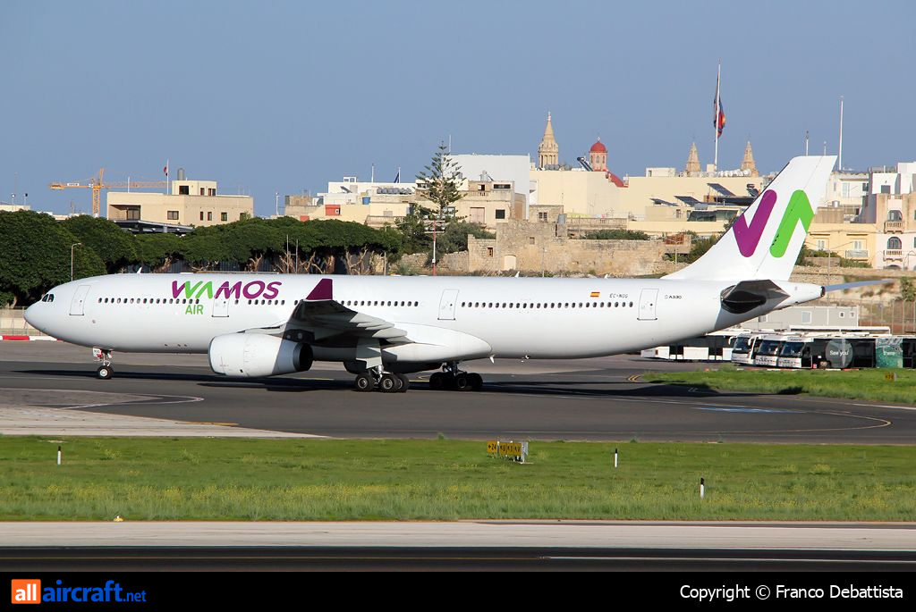 EC-NOG · Airbus A330-343 · (MLA / LMML)