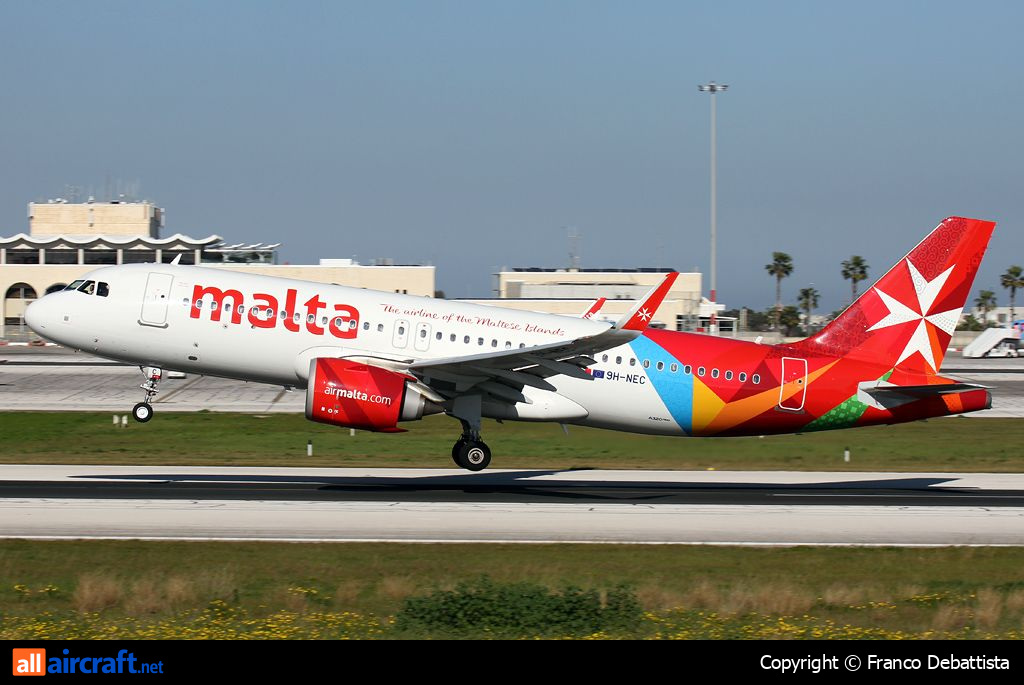 9H-NEC · Airbus A320-251N · (MLA / LMML)