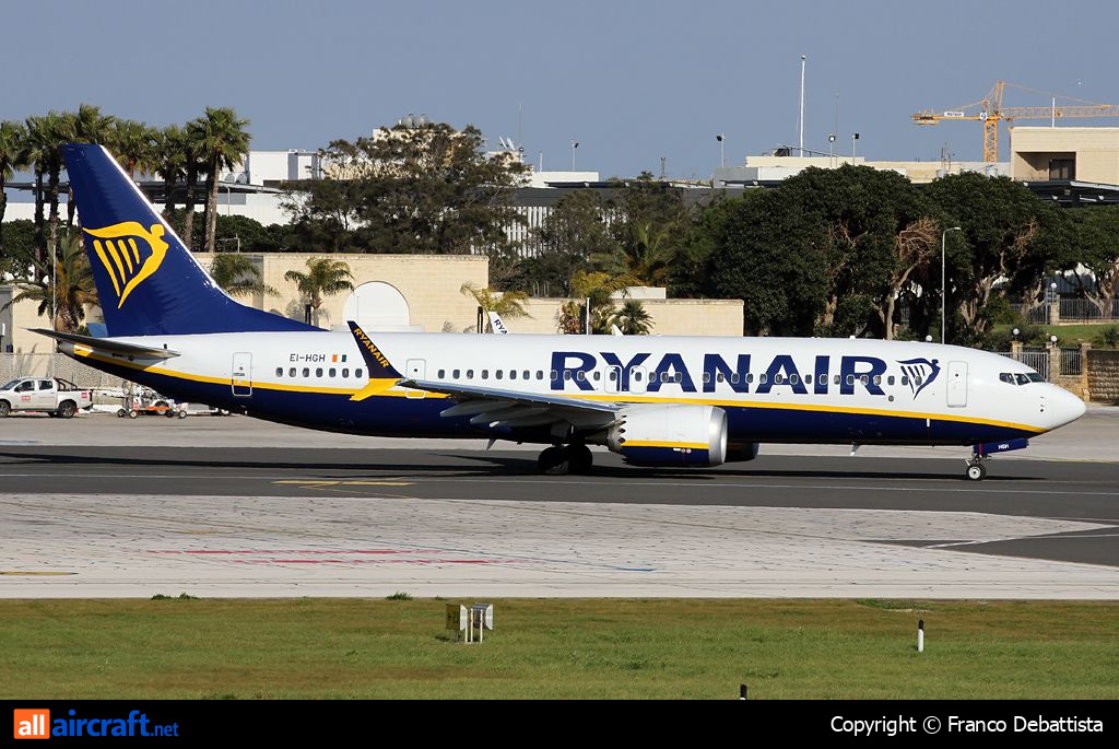 EI-HGH · Boeing 737-8200 MAX · (MLA / LMML)