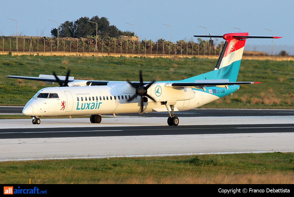 LX-LQB · Bombardier Dash 8-Q402 · (MLA / LMML)