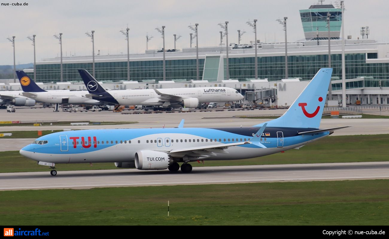 D-AMAZ · Boeing 737-8 MAX · (MUC / EDDM)