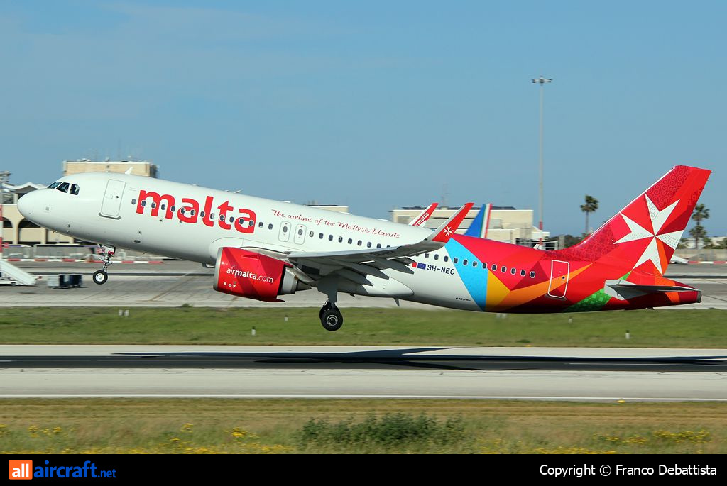 9H-NEC · Airbus A320-251N · (MLA / LMML)