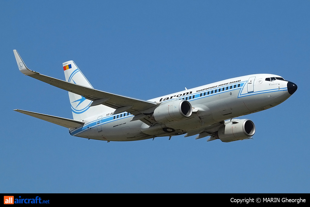 YR-BGG · Boeing 737-78J(WL) · (BBU / LRBS)