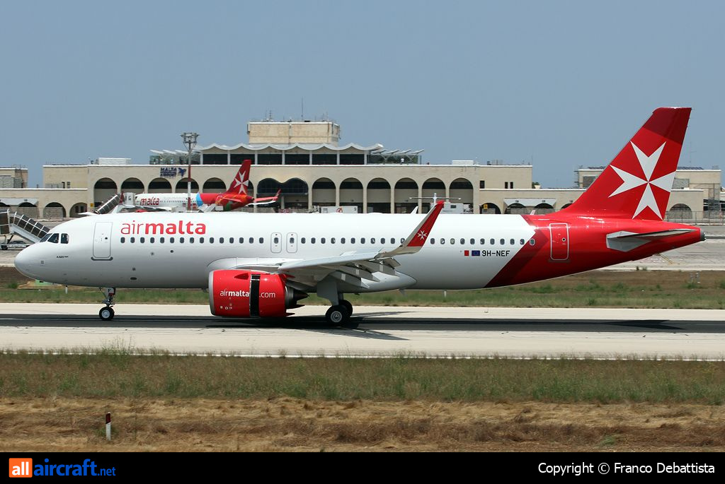 9H-NEF · Airbus A320-251N · (MLA / LMML)