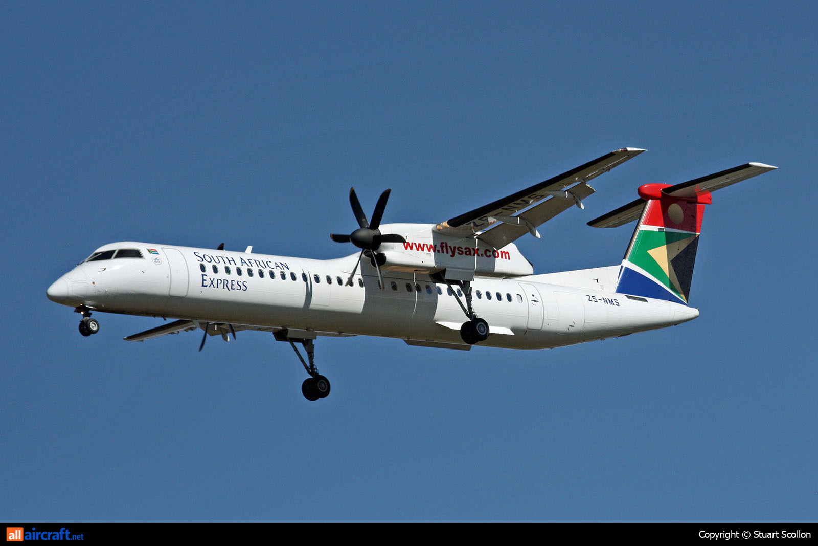 ZS-NMS · Bombardier Dash 8-Q402 · (JNB / FAOR)