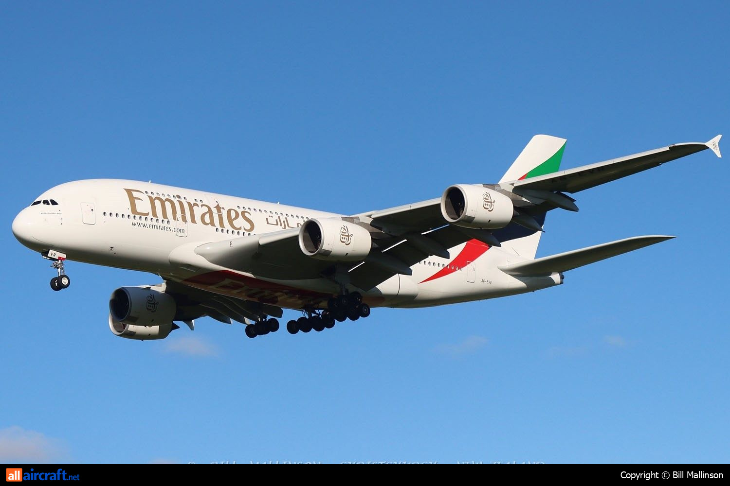 A6-EVR · Airbus A380-842 · (CHC / NZCH)