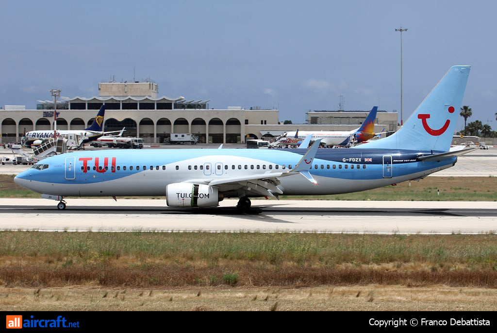 G-FDZX · Boeing 737-8K5(WL) · (MLA / LMML)