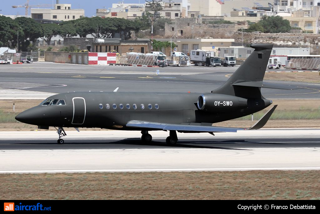 OY-SWO · Dassault Falcon 2000S · (MLA / LMML)