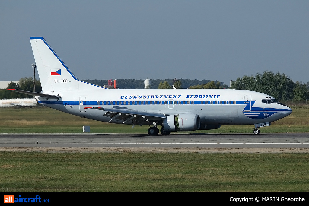OK-XGB · Boeing 737-55S · (OTP / LROP)