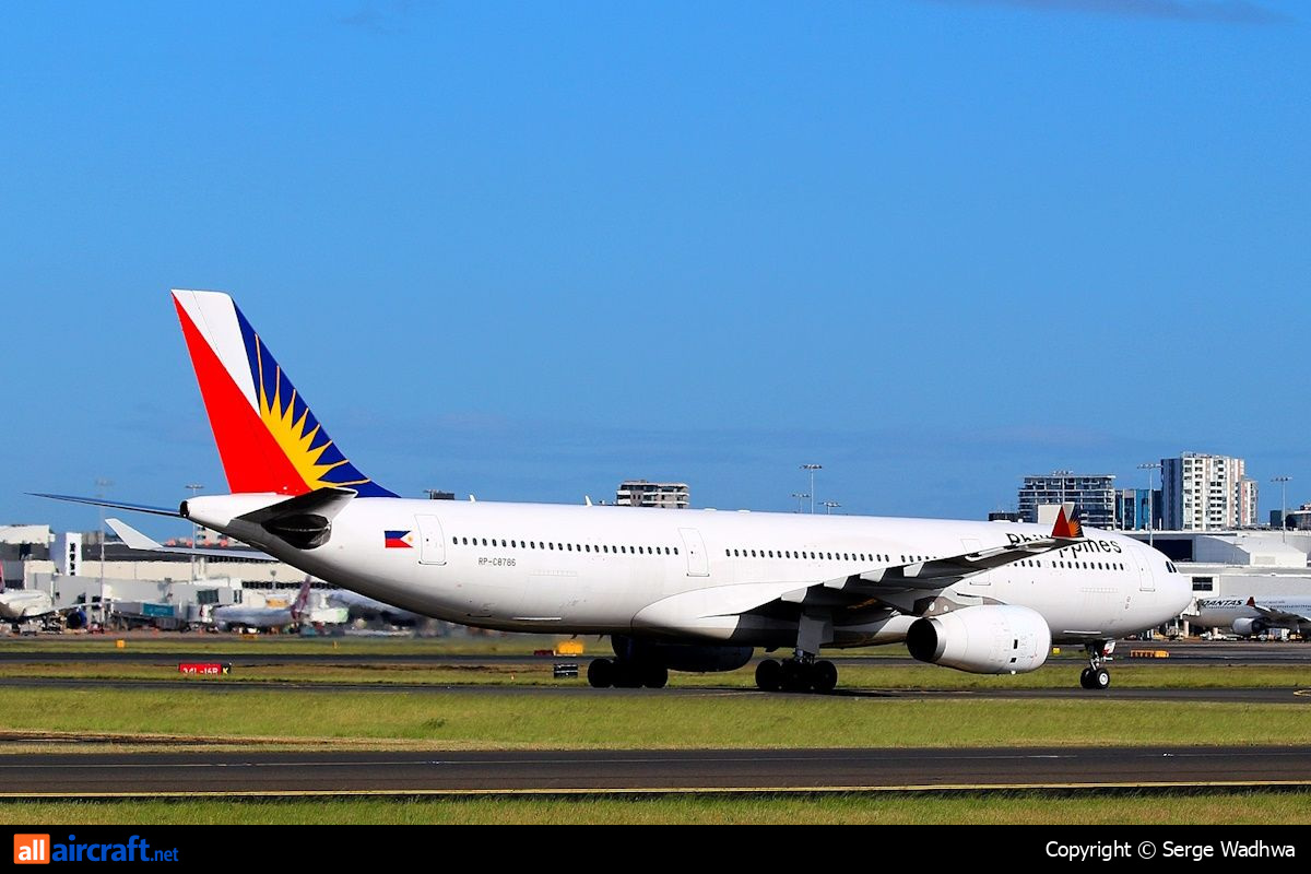 RP-C8786 · Airbus A330-343 · (SYD / YSSY)