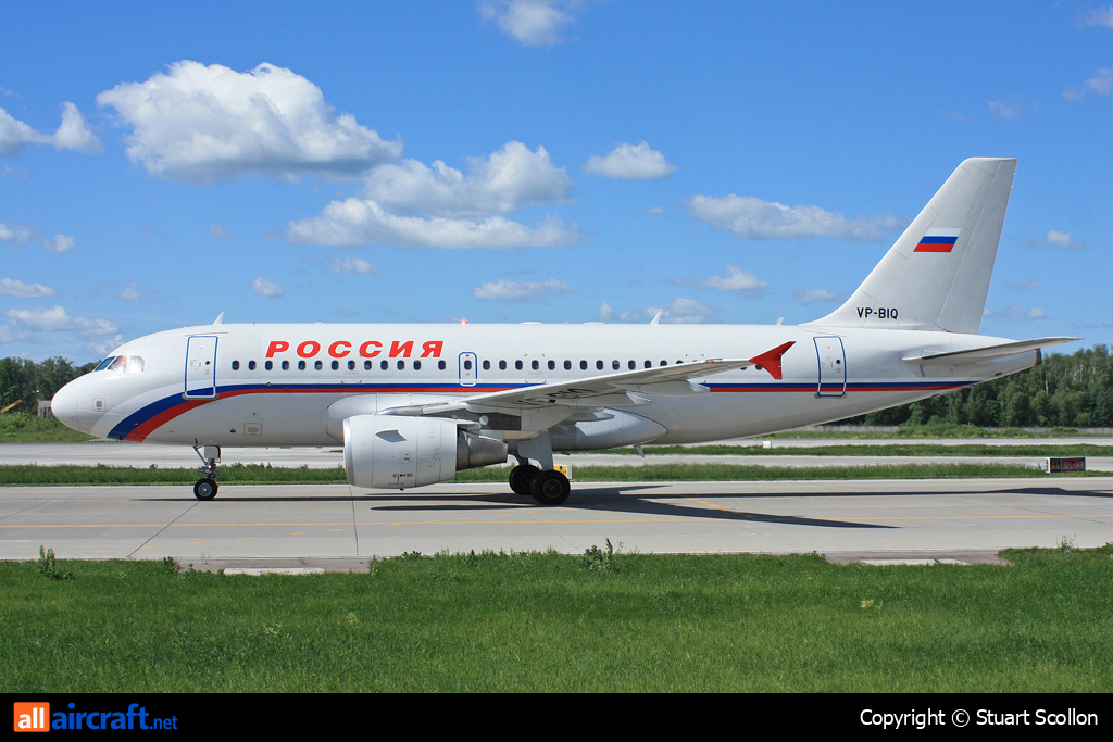 VP-BIQ · Airbus A319-111 · (DME / UUDD)