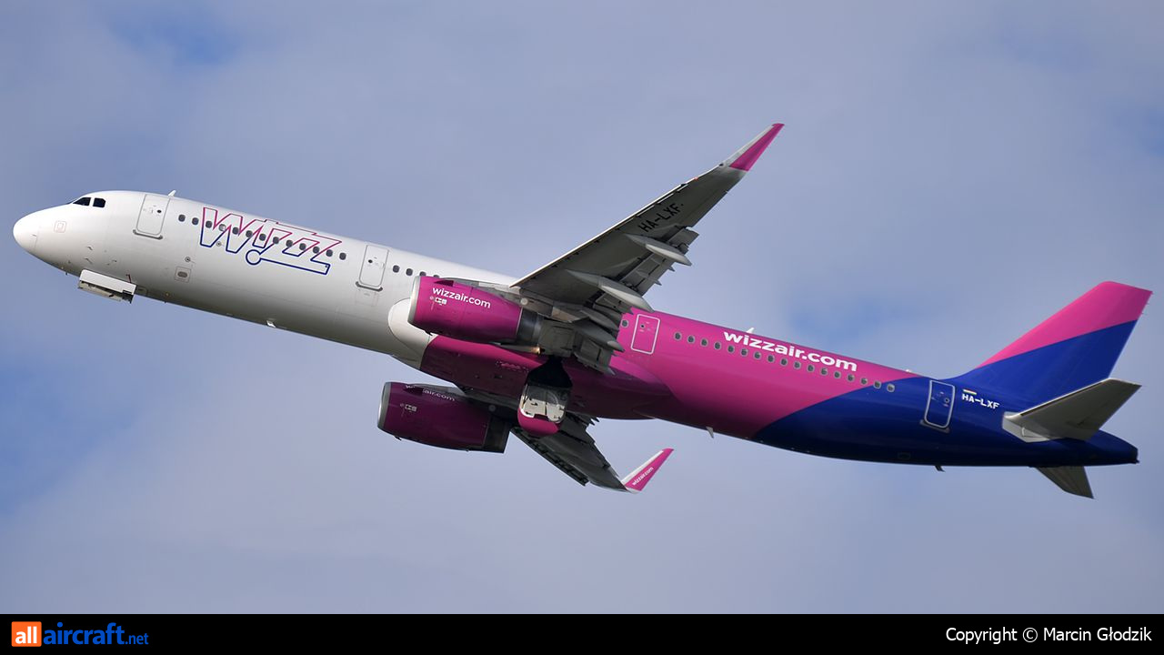 HA-LXF · Airbus A321-231(WL) · (KRK / EPKK)
