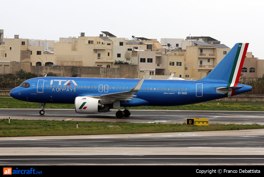 EI-HOD · Airbus A320-272N · (MLA / LMML)