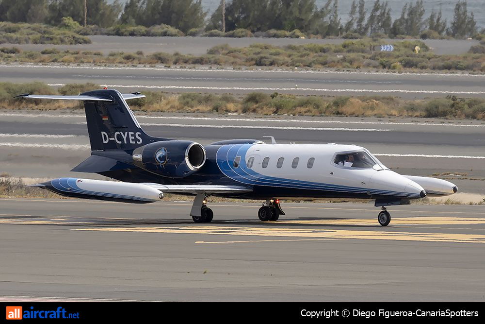 D-CYES · Learjet 35A · (LPA / GCLP)